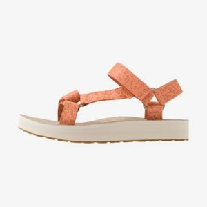Teva Peach Platform Sandals